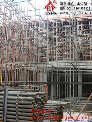【供应兴民轮扣式脚手架 室内建筑支撑脚手架】价格,厂家,图片,脚手架,新型建筑模板支撑-
